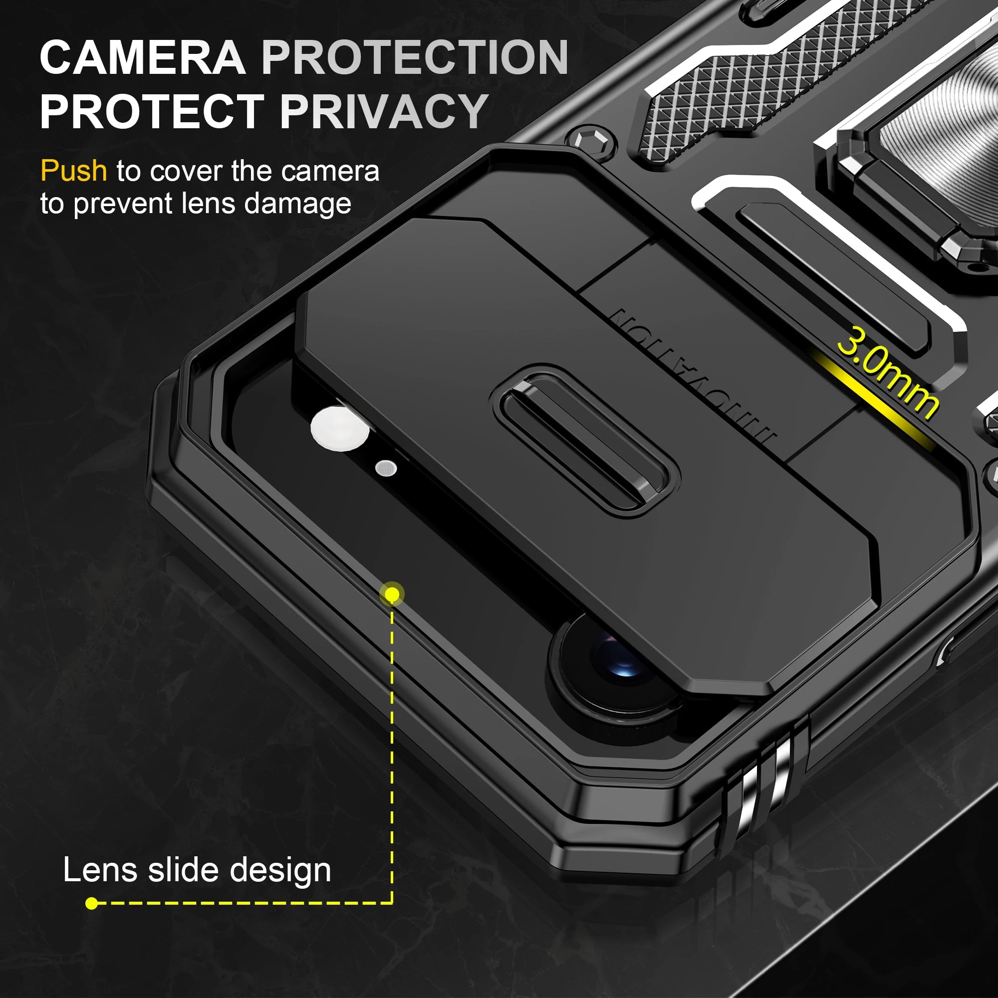 iPhone 17 case with stand ring – robust & practical