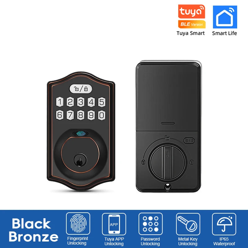 CDOK K6 Tuya Smart Türschloss Fingerabdruck IP65