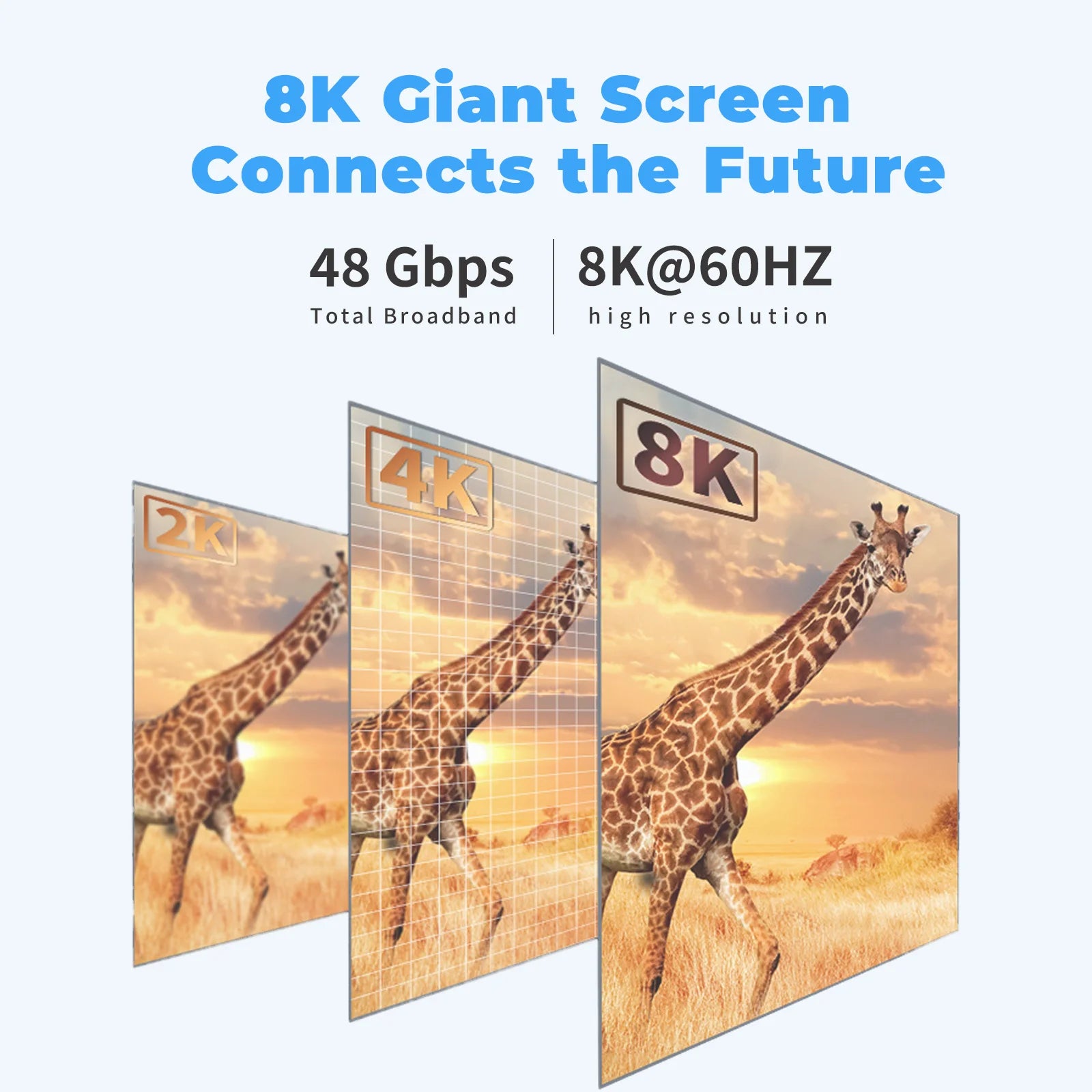 8K HDMI 2.1 Glasfaserkabel 10m 4K 240Hz Ultra Speed