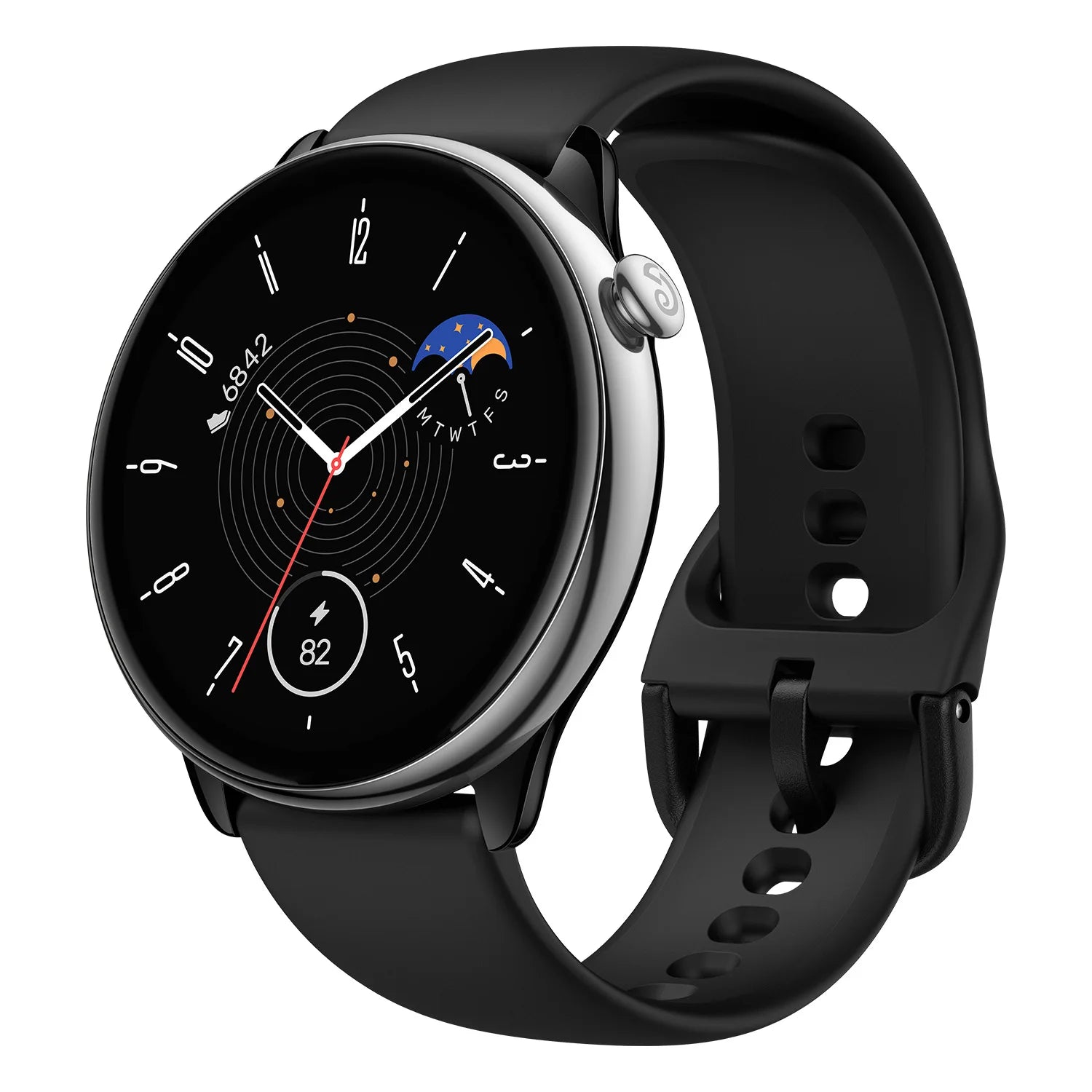Compact 43mm smartwatch with 120 sports modes & sensors