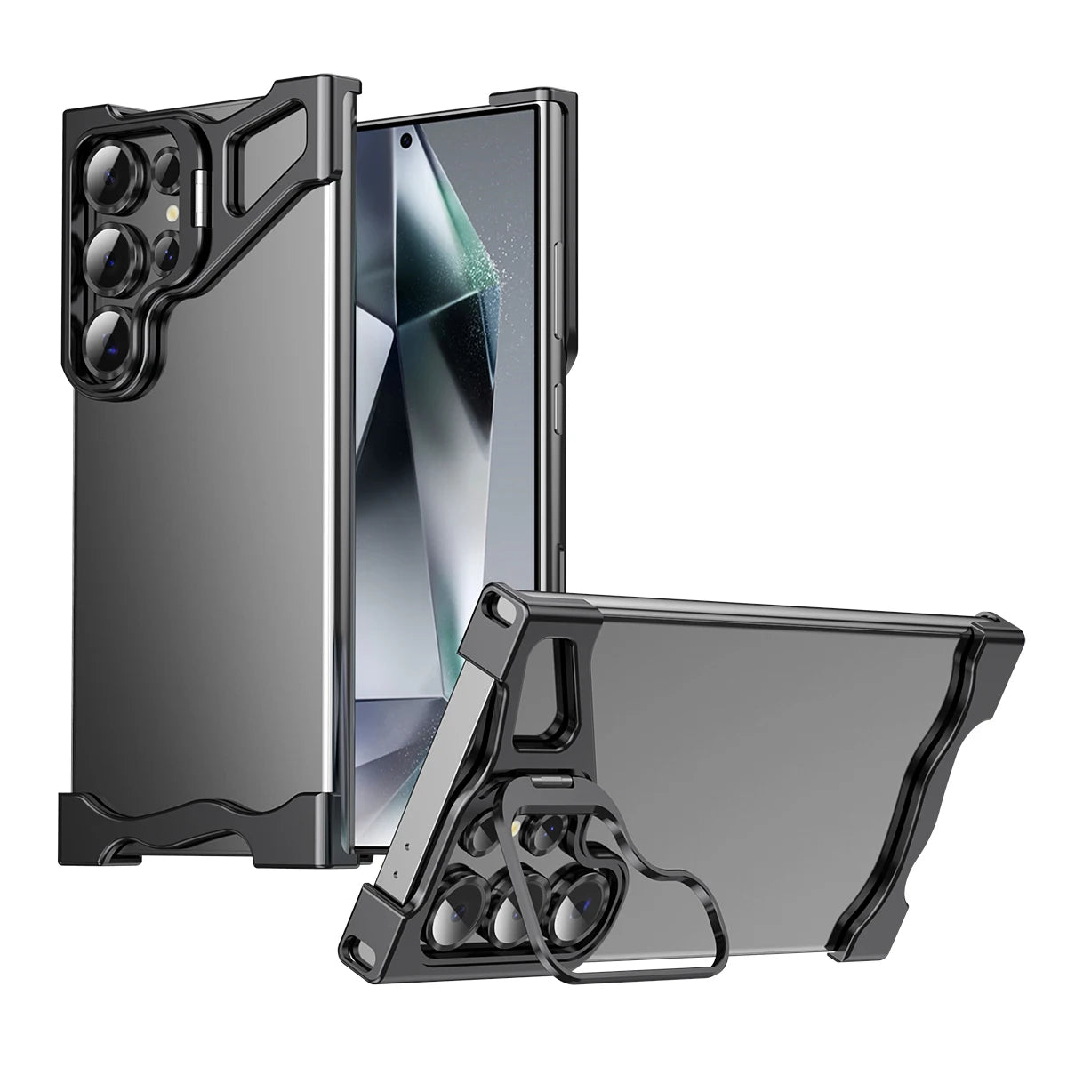 Metallrahmen Stoßstange Hülle für Samsung Galaxy