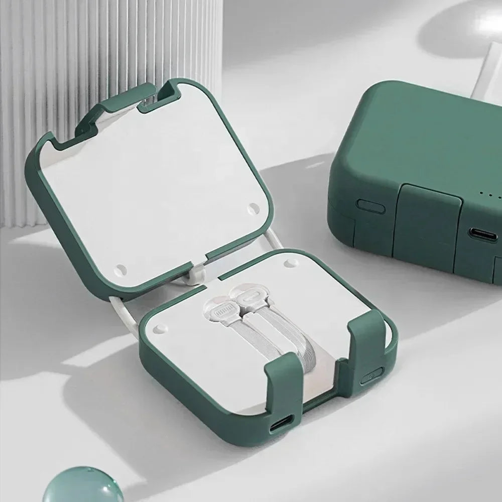 4000mAh foldable power bank & case for iPhone & Android