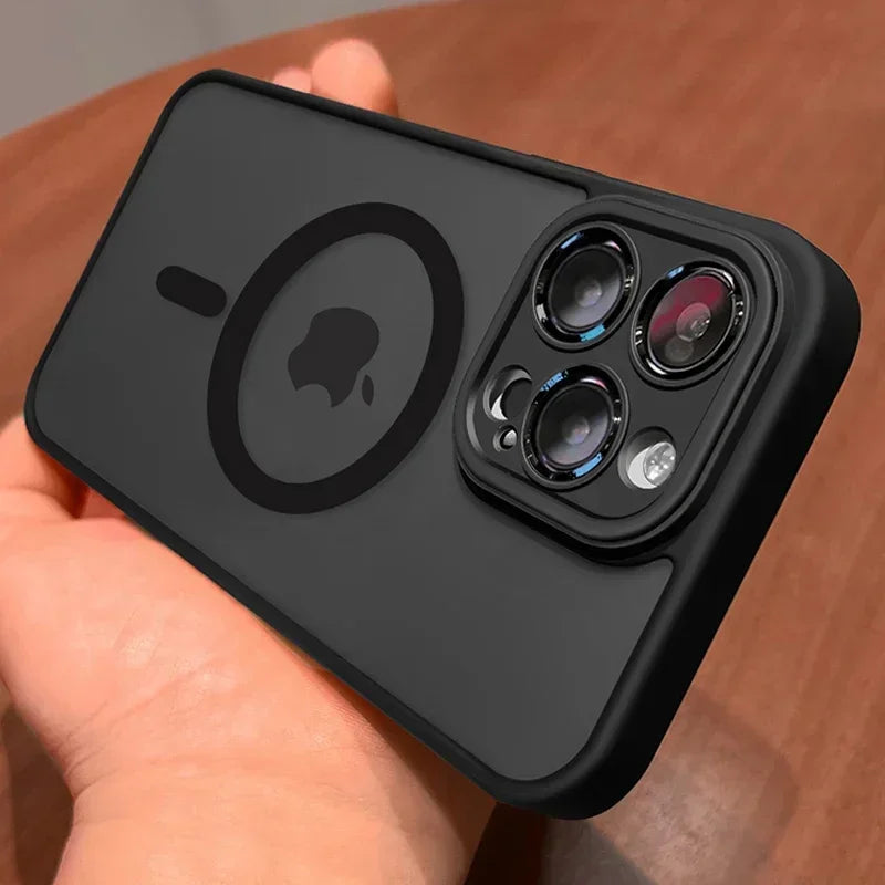 Magnetic matte armor case for iPhone 17 Pro