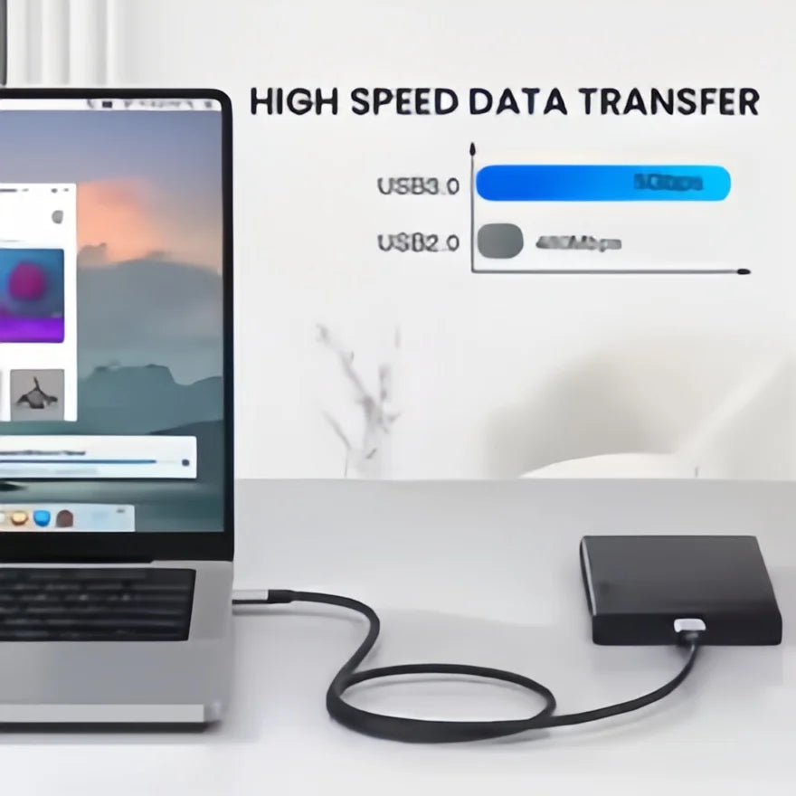USB-C auf Micro-B 3.0 Kabel 5 Gbit/s
