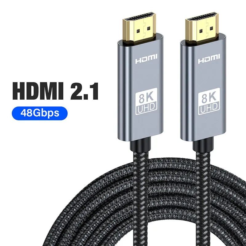 8K HDMI 2.1 Kabel 48Gbps 4K120Hz Ultra High Speed