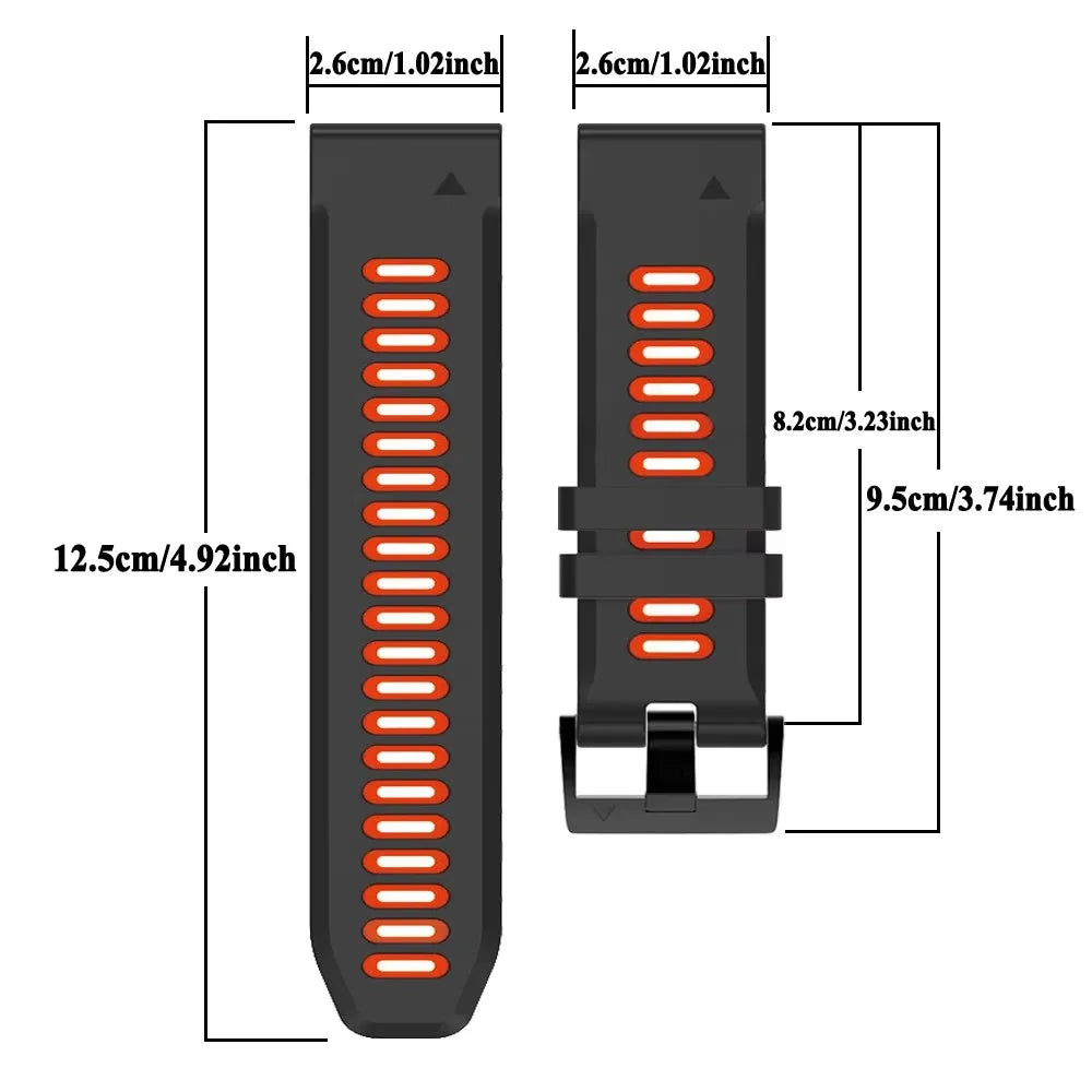 Garmin Sport-Silikonarmband QuickFit 22mm 26mm
