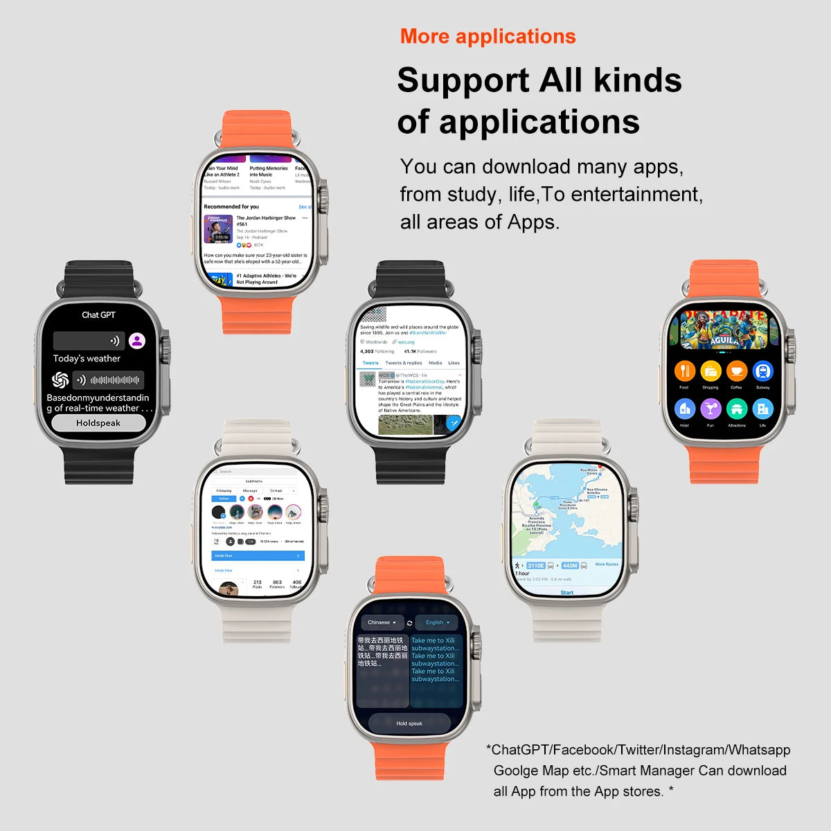 Intelligente Smartwatch 2025 mit NFC & Google Maps