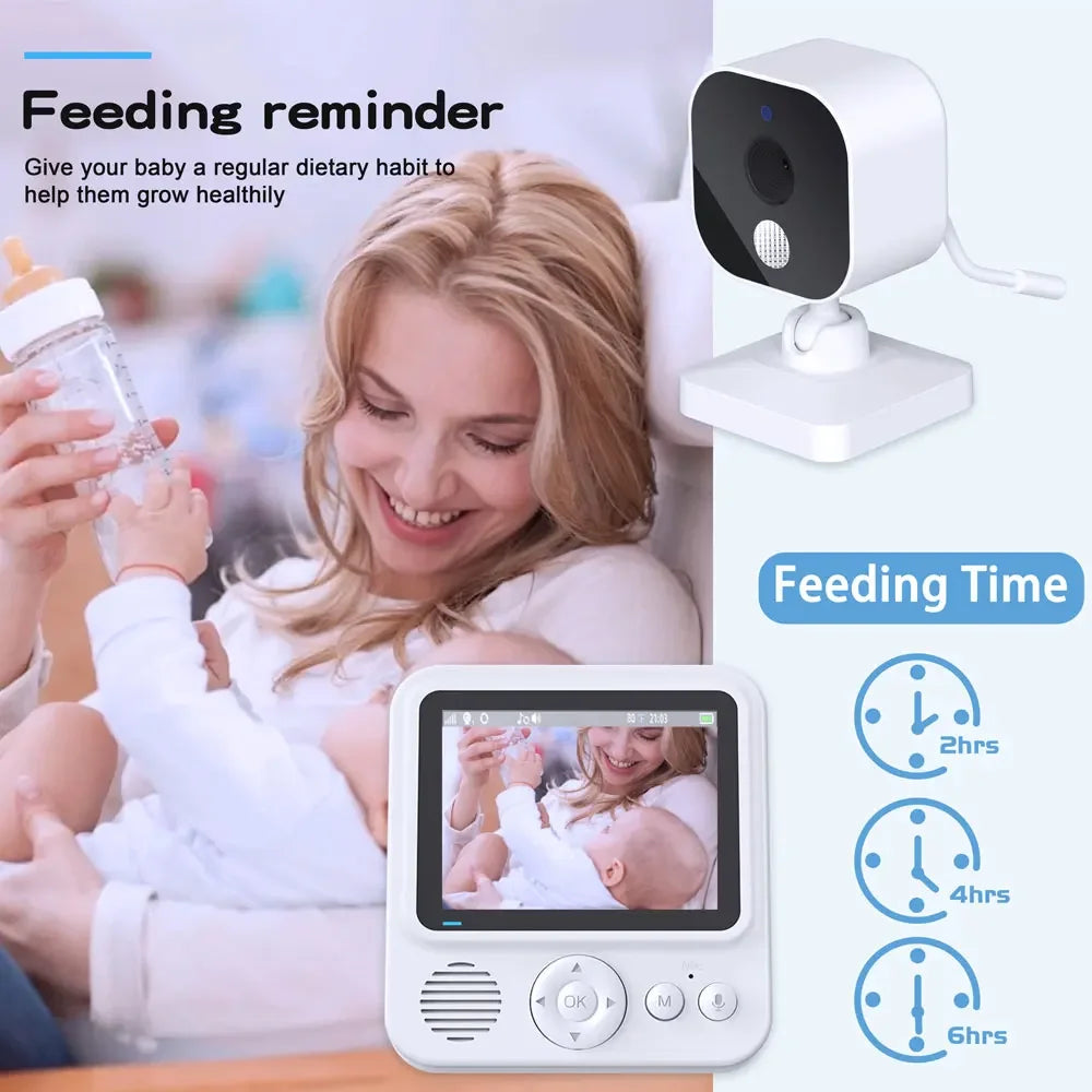 2.8 inch baby monitor with night vision and audio
