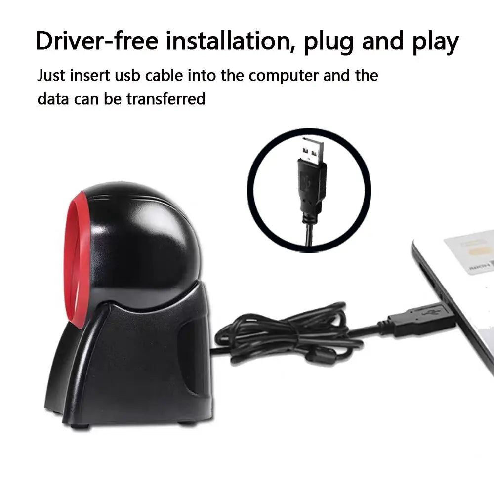 Desktop 1D 2D Barcode Scanner mit QR Code Reader