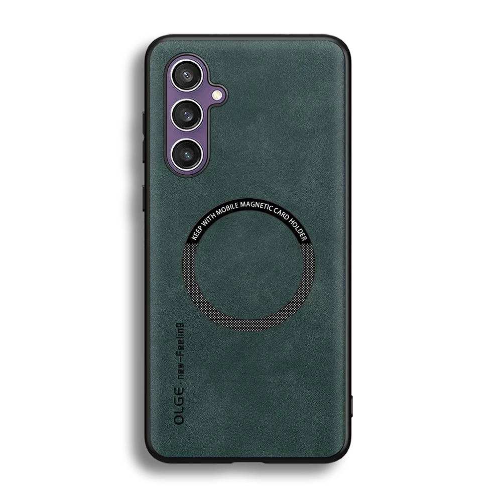 Magnet Lederhülle für Galaxy S25–Note 10 Plus