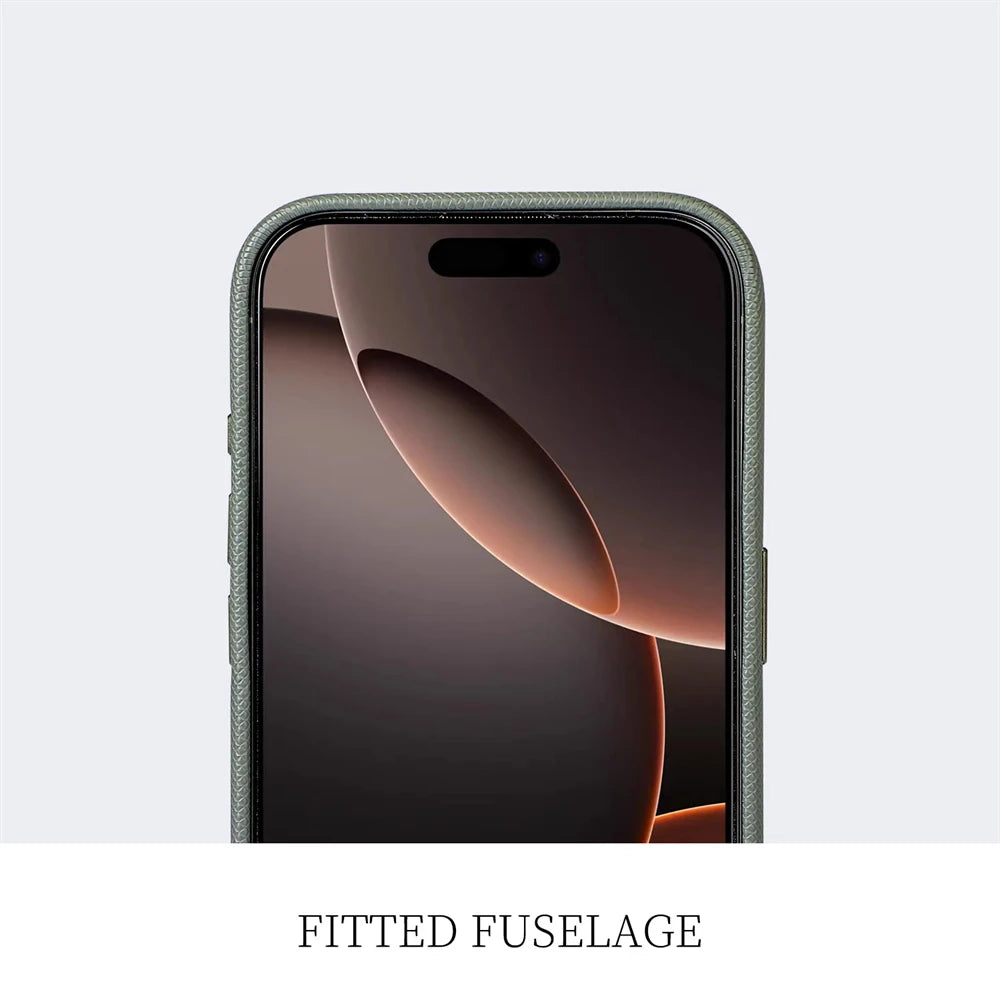 Luxus Lederhülle mit MagSafe für iPhone 17 Pro Max