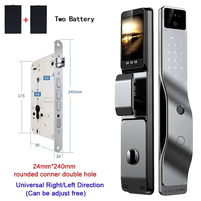 Smartes Türschloss mit Kamera & Fingerabdruck
