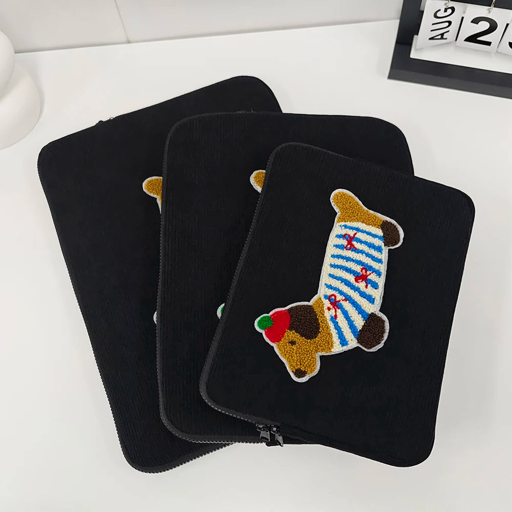 Niedliche Wursthund-Laptoptasche 14–16 Zoll