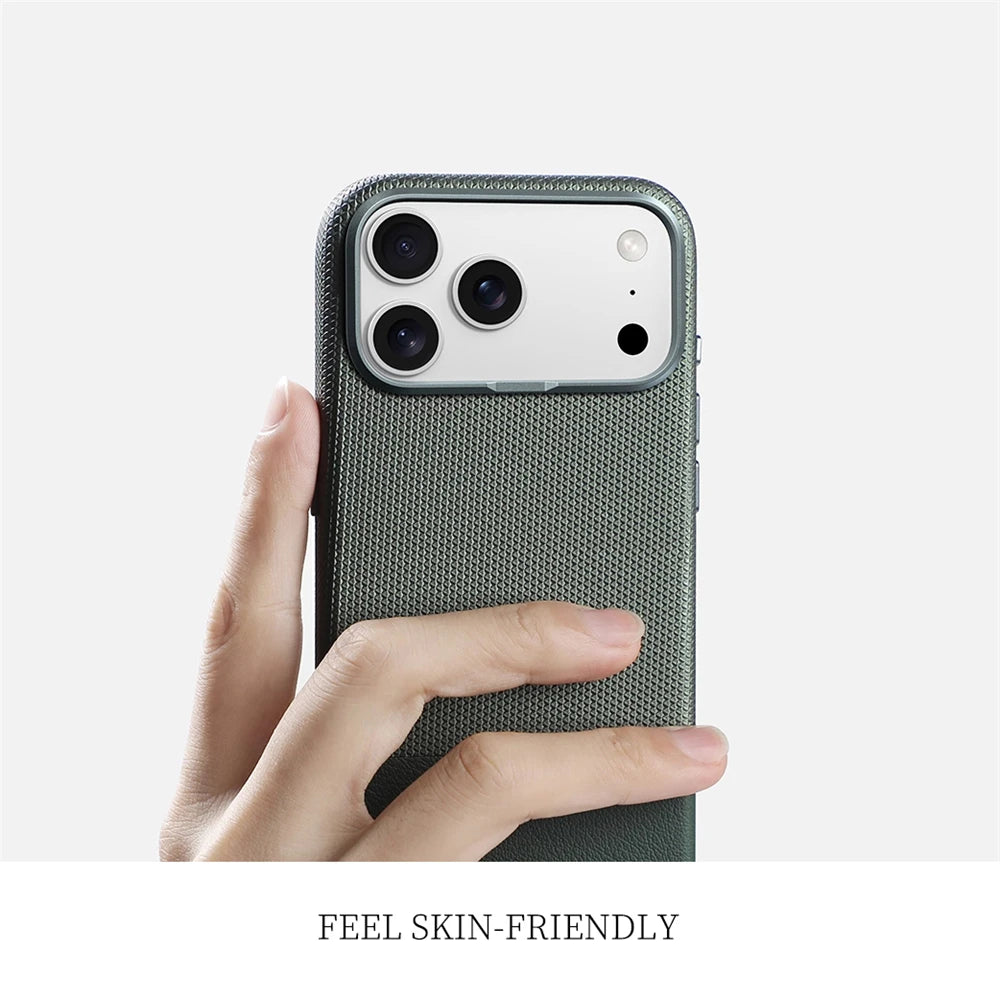 Luxus Lederhülle mit MagSafe für iPhone 17 Pro Max