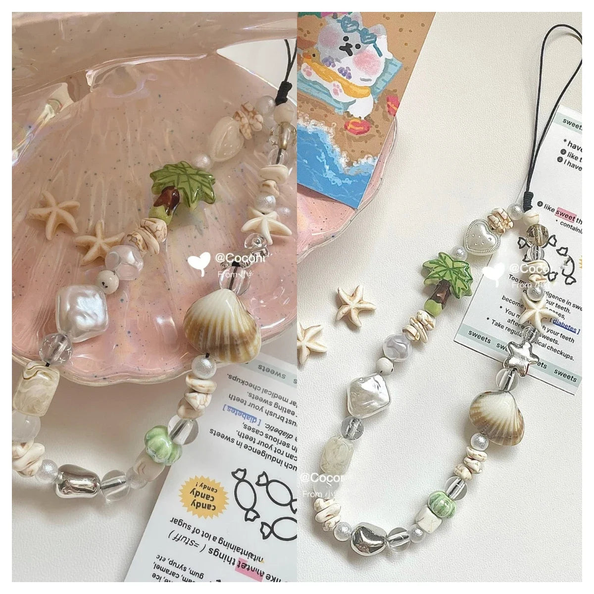 DIY Summer Style CCD Wrist Necklace with Beads