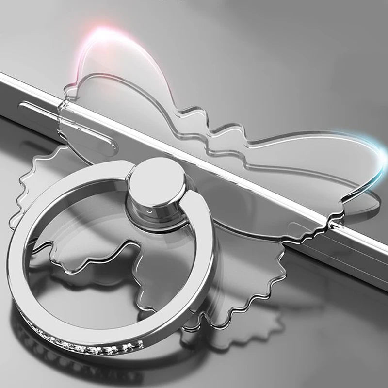 Transparenter 360° Handy-Ringhalterständer