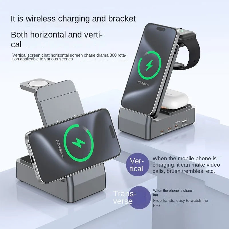 15W Magnetic Car Phone Holder with Fast Charging