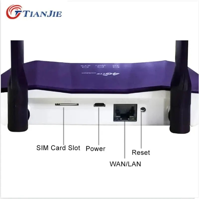 Tianjie 4G LTE WLAN Router mit SIM Slot