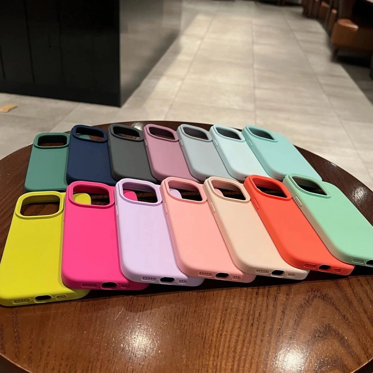 Liquid silicone shockproof iPhone case