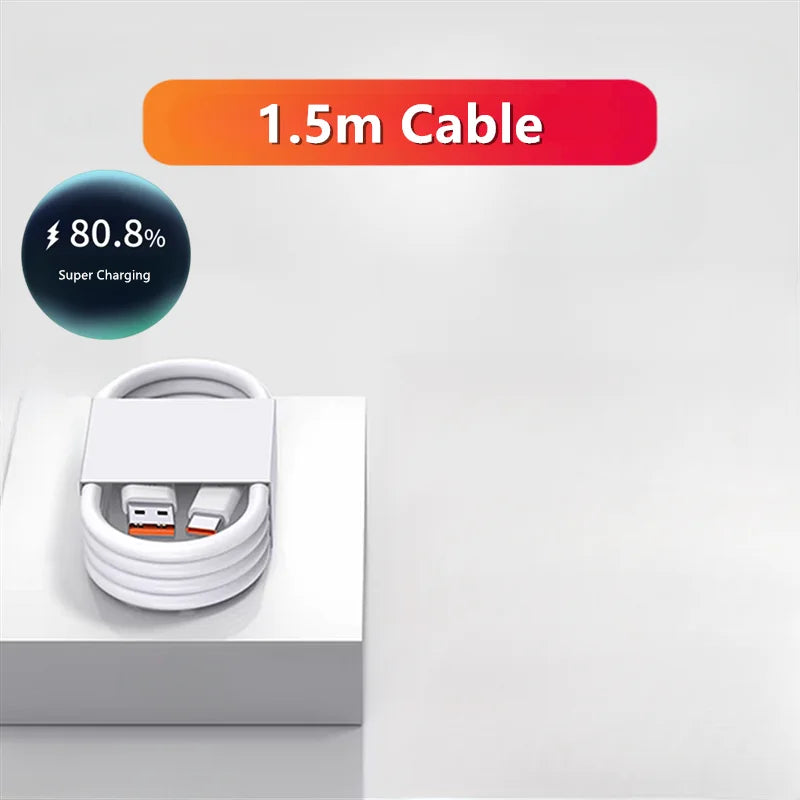 6A 66W Schnelllade-Typ-C-Kabel Huawei