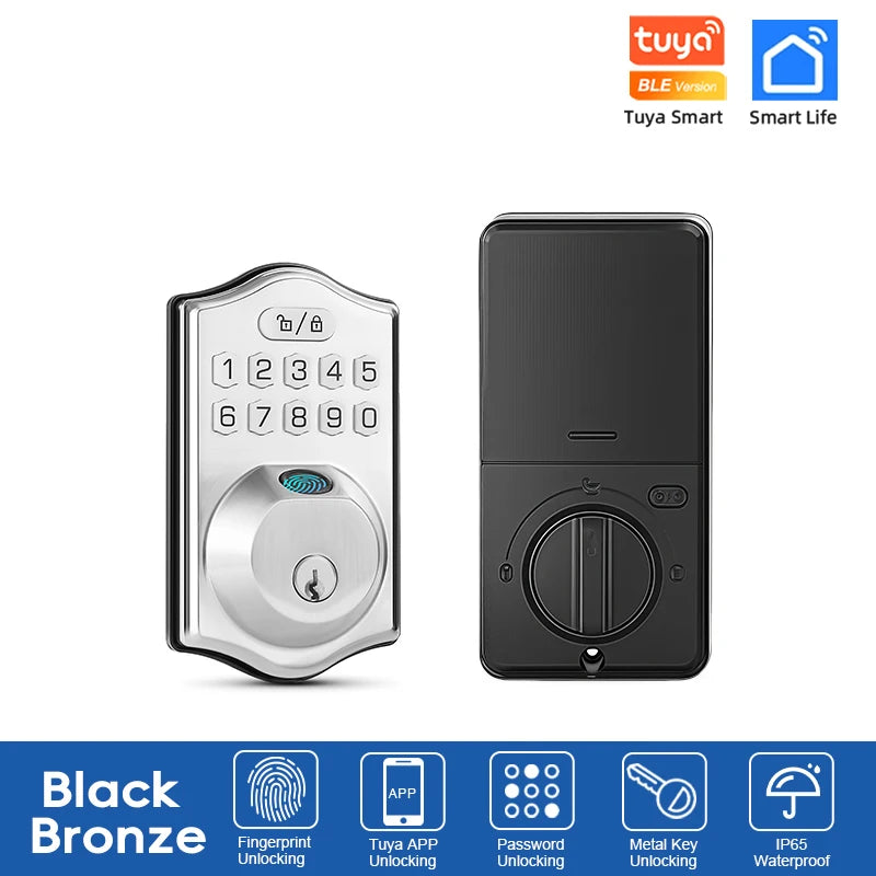 CDOK K6 Tuya Smart Türschloss Fingerabdruck IP65