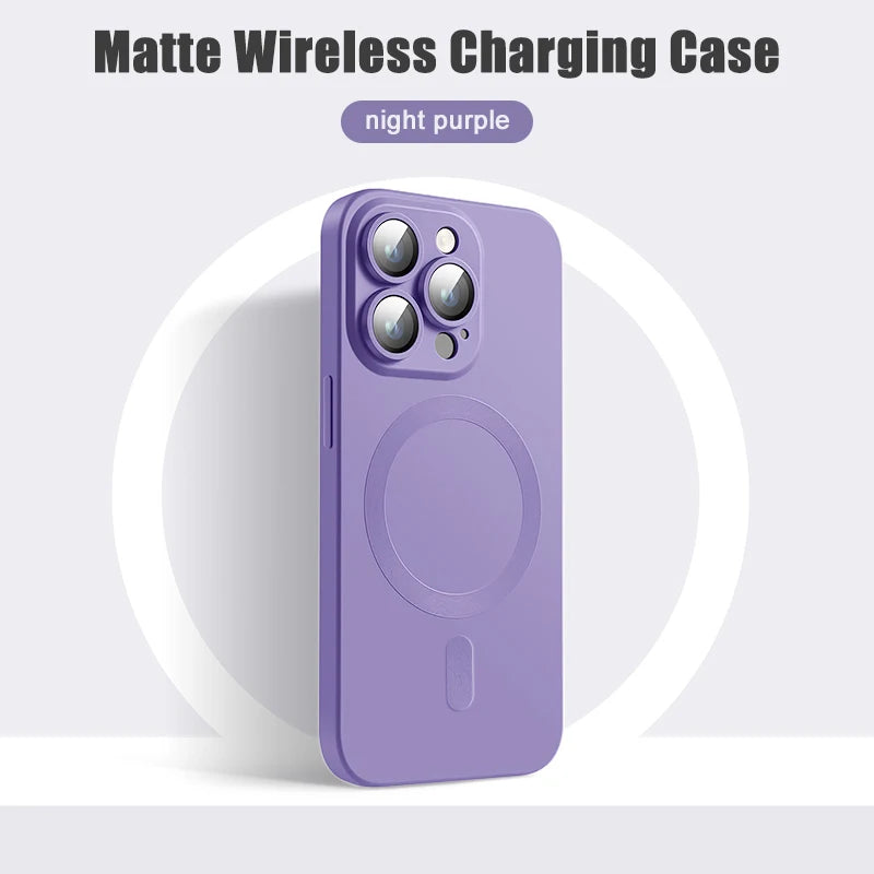 Matte Silikon MagSafe Hülle iPhone Zubehör