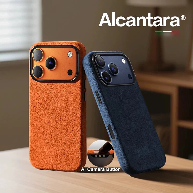 Premium Alcantara MagSafe Hülle für iPhone 17