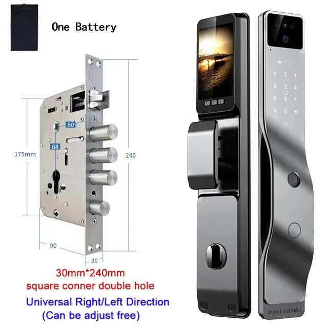 Smartes Türschloss mit Kamera & Fingerabdruck