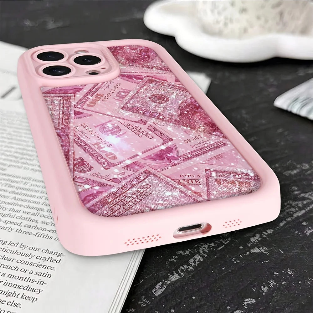 Pink Dollar Design Soft Case for iPhone 17