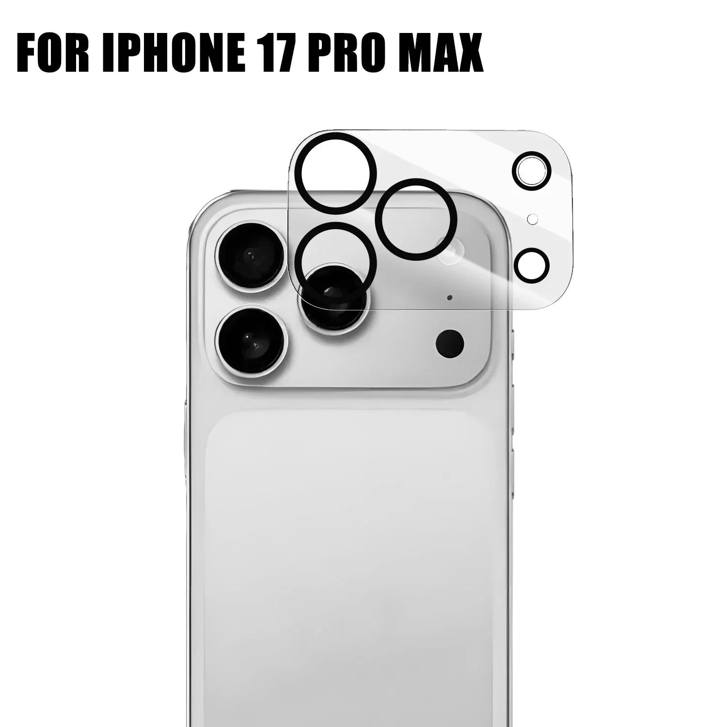 Camera lens protector glass for iPhone 17 series
