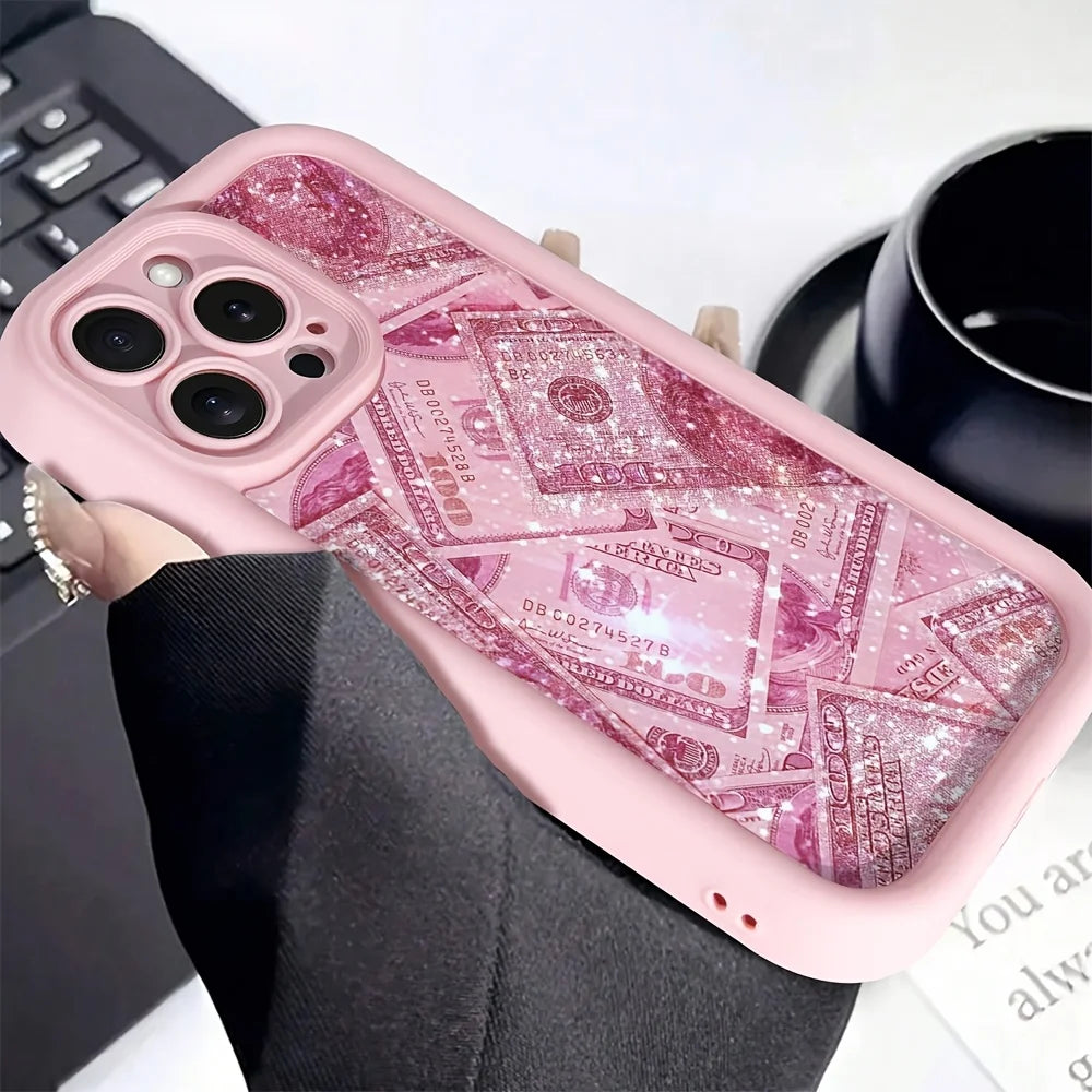 Pink Dollar Design Soft Case for iPhone 17