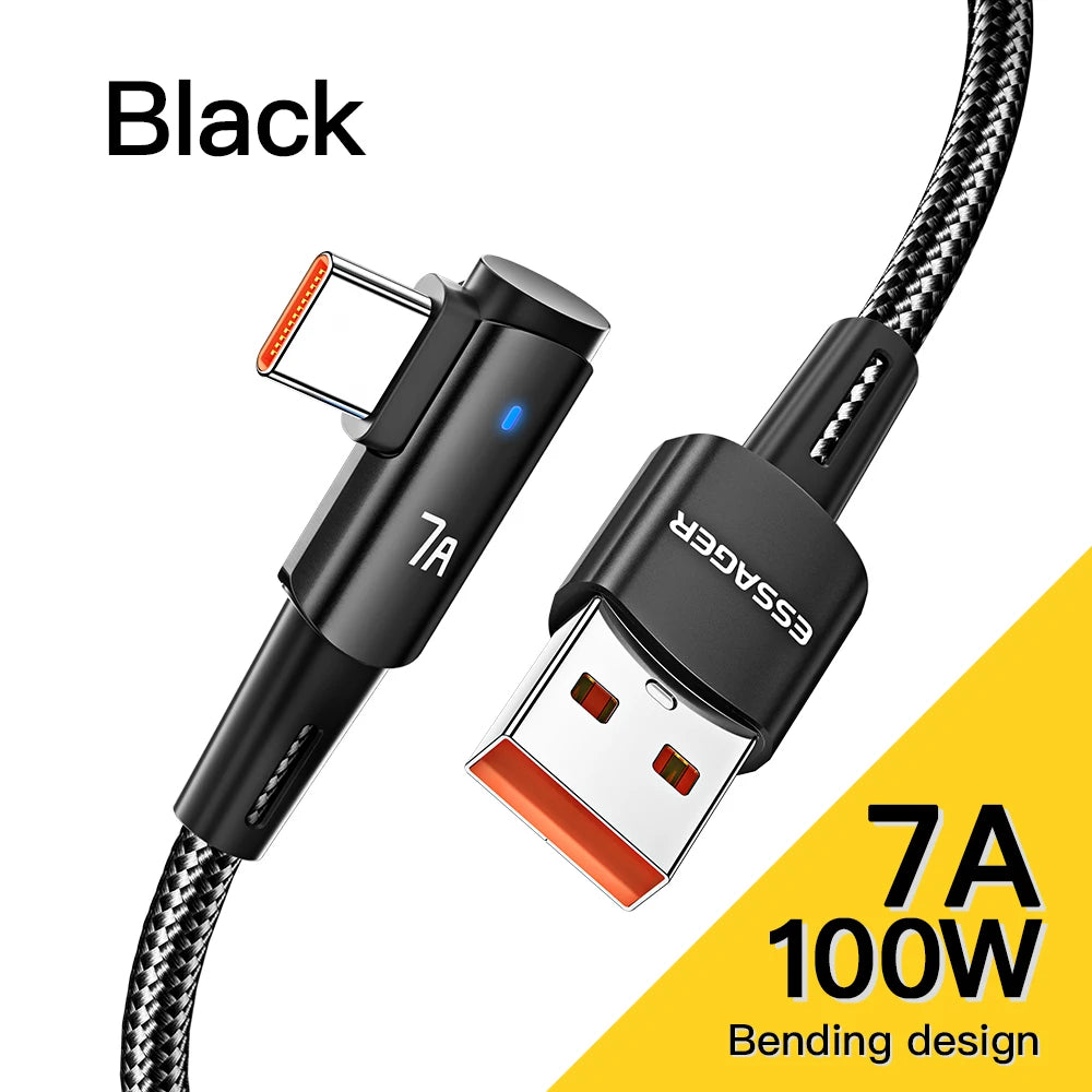 100 W USB‑C Kabel mit Winkel