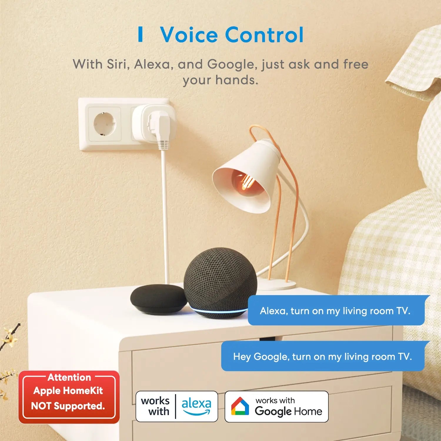 WLAN Smart Steckdose 16A mit Energieüberwachung