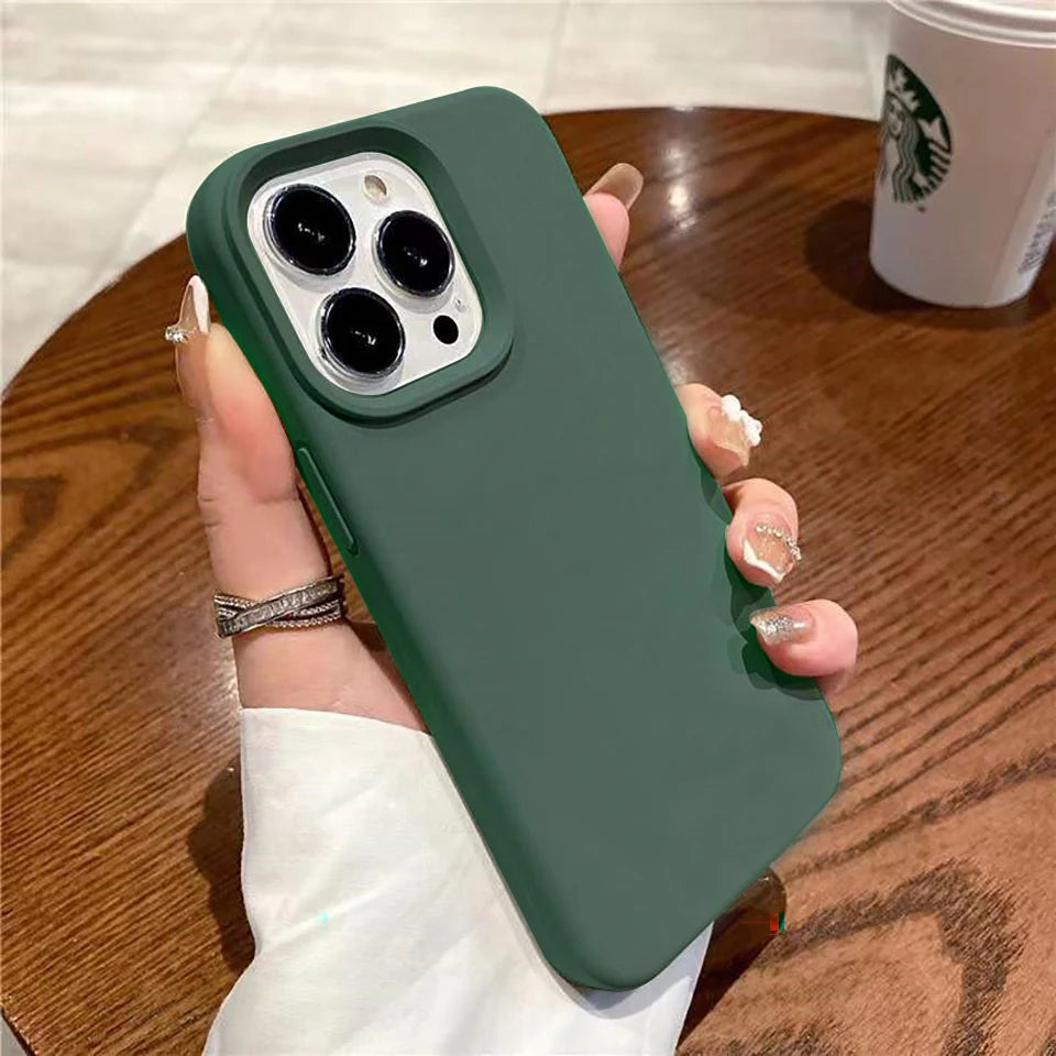 Liquid silicone shockproof iPhone case