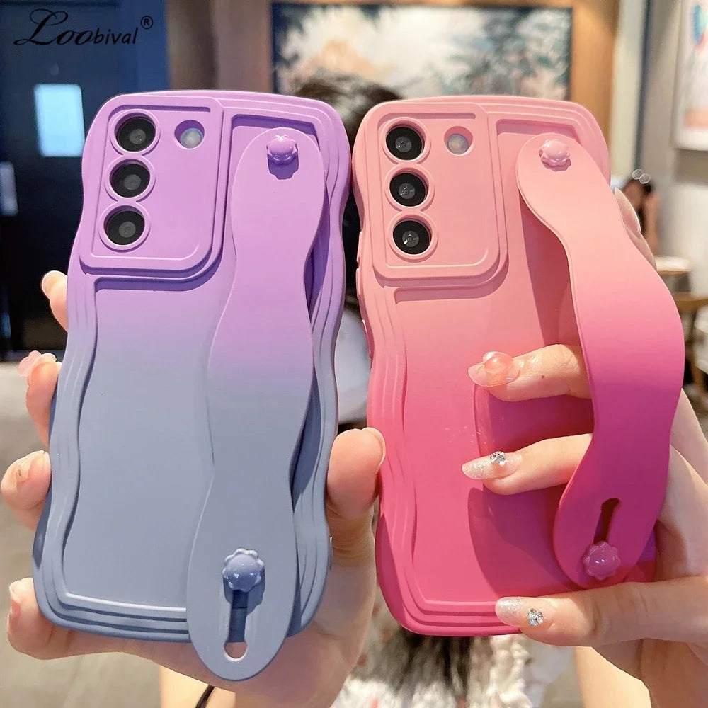 Gradient Armband Hülle mit Halterung für Galaxy