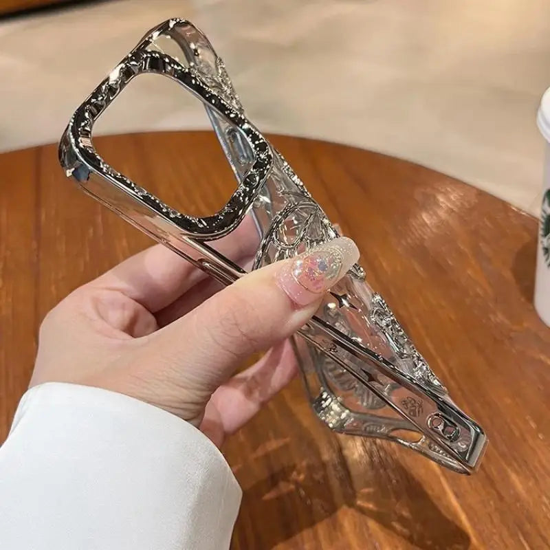 3D Bling Glitzer Schmetterling Hülle für iPhone 17