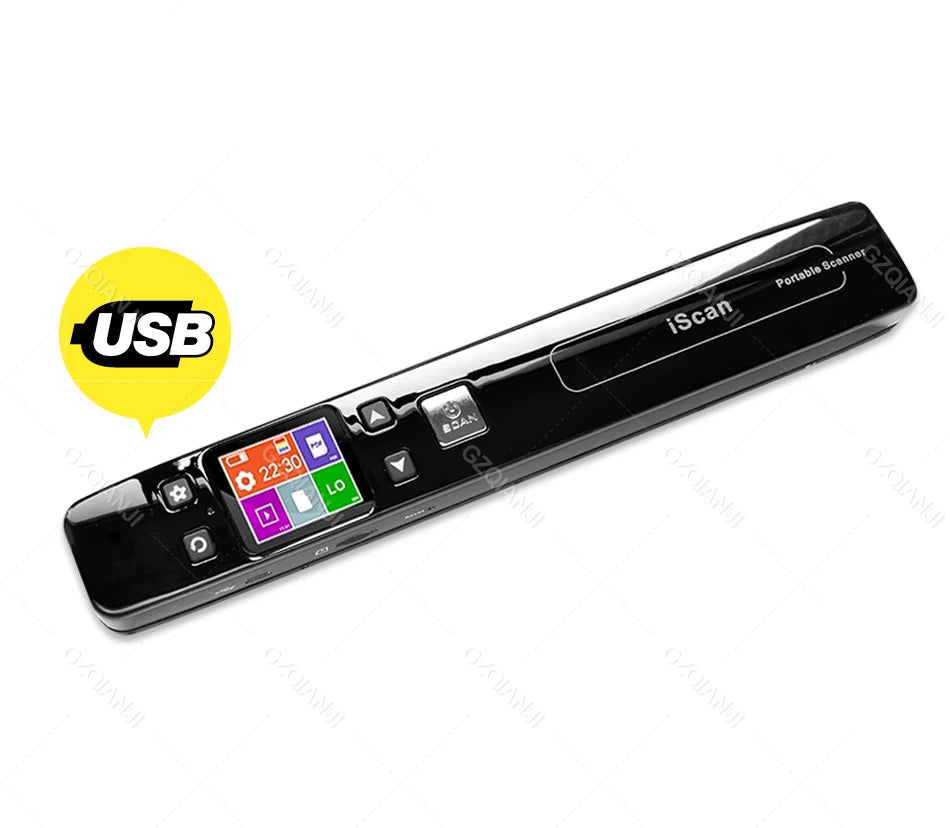 Kabelloser Mini A4 Dokumentenscanner mit TF Karte