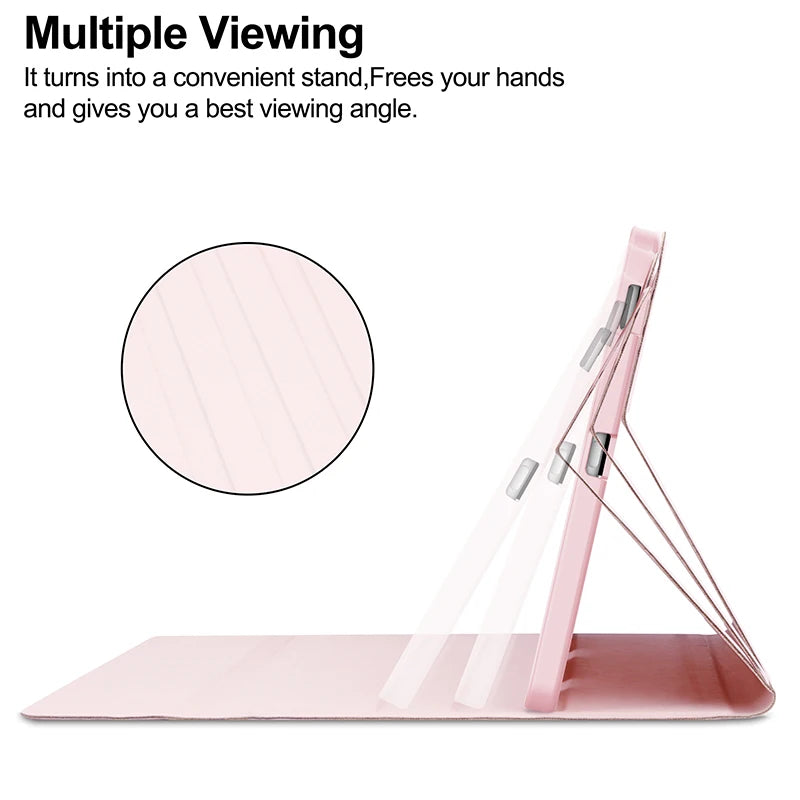 Lederhülle für iPad mit Stifthalter