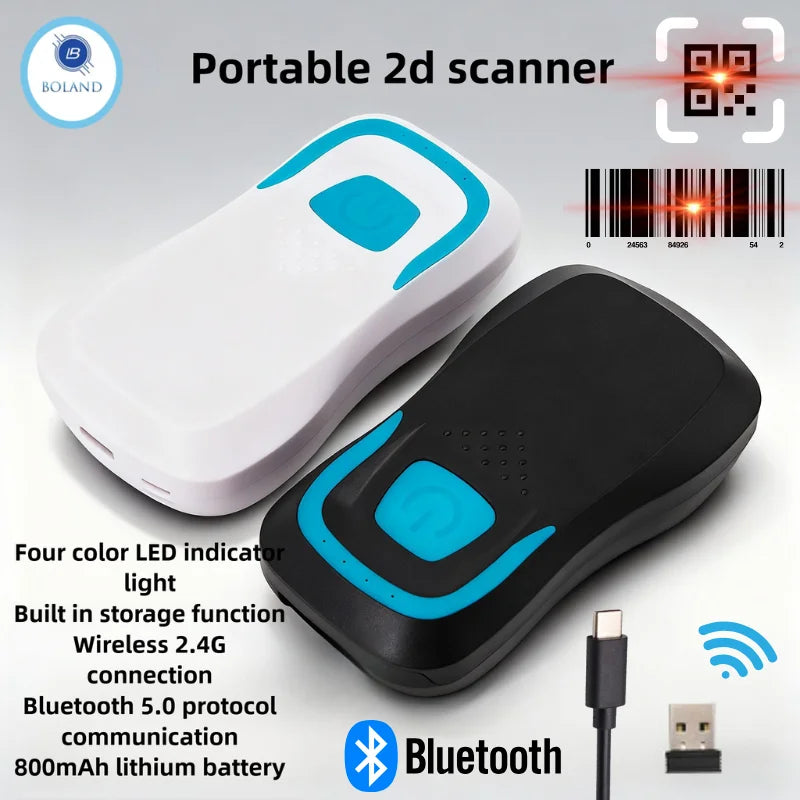 Kabelloser 1D 2D Handscanner für Logistik und QR-Codes