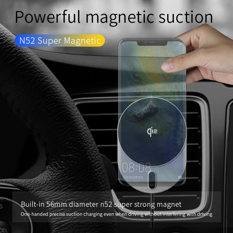 Qi2 Magnetisches Auto-Ladegerät 5W für iPhone
