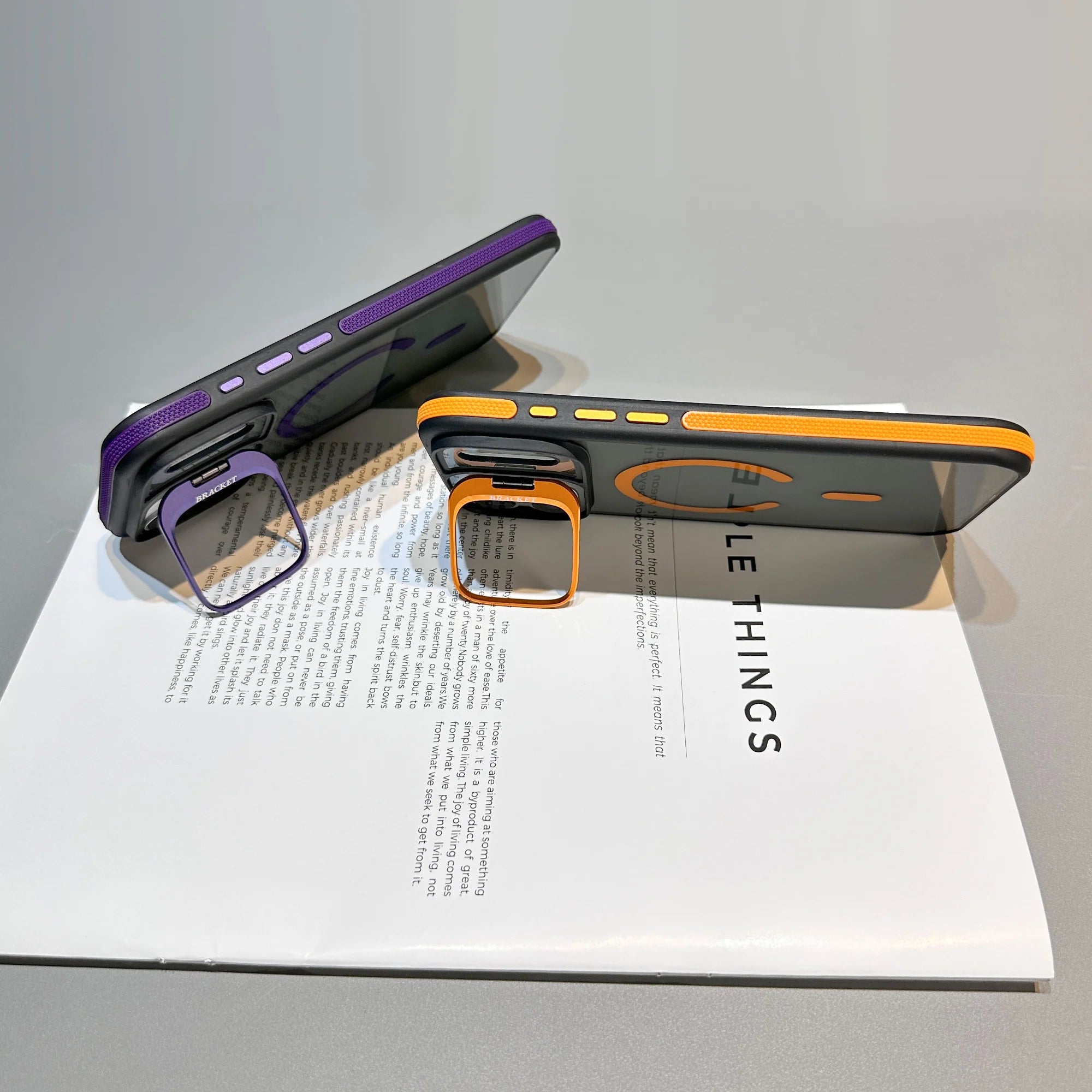 Luxus Matte Magsafe Hülle mit Ständer Funktion