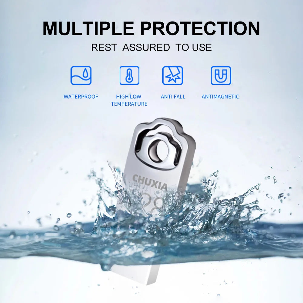 Metall USB-Stick 64GB 32GB 128GB Wasserdicht