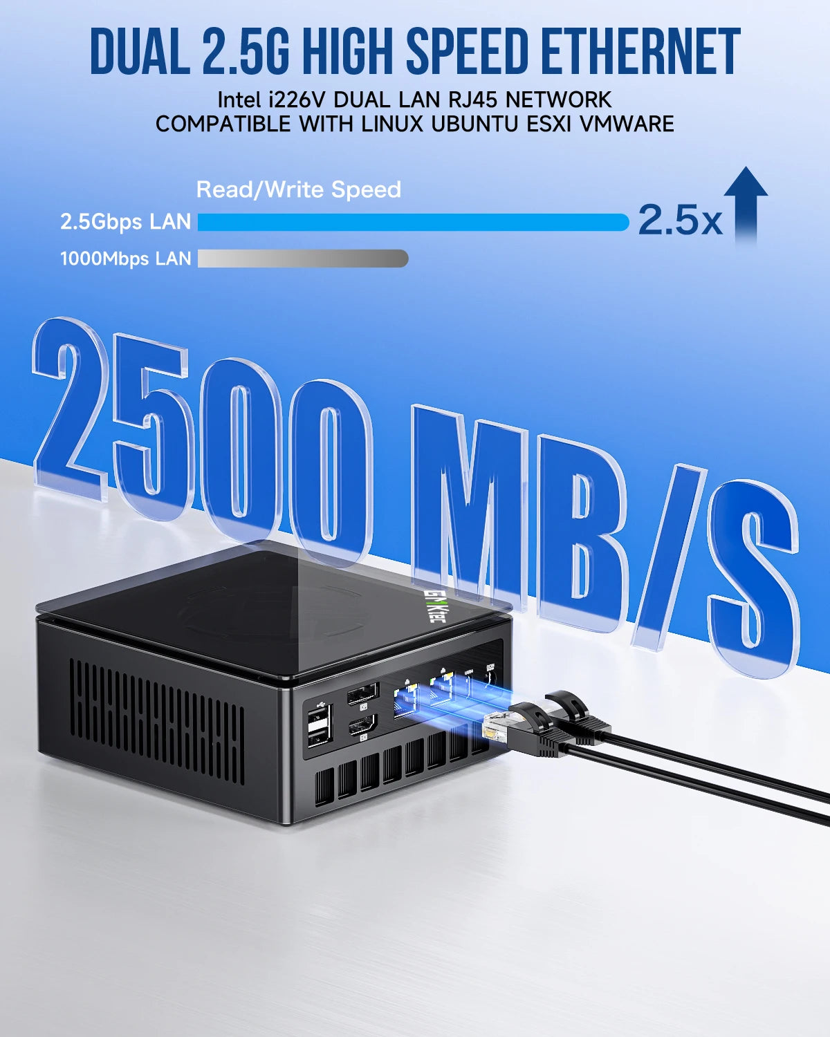Leistungsstarker Mini-PC AMD R7 16GB DDR5 512GB SSD