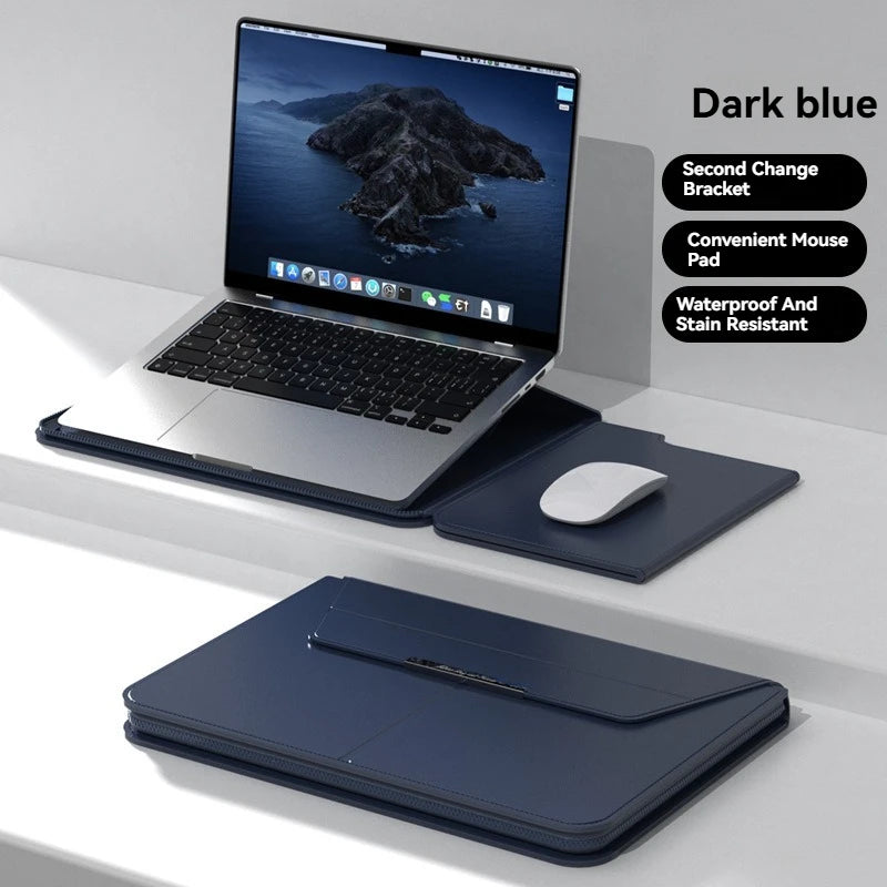 Personalized leather laptop case for MacBook