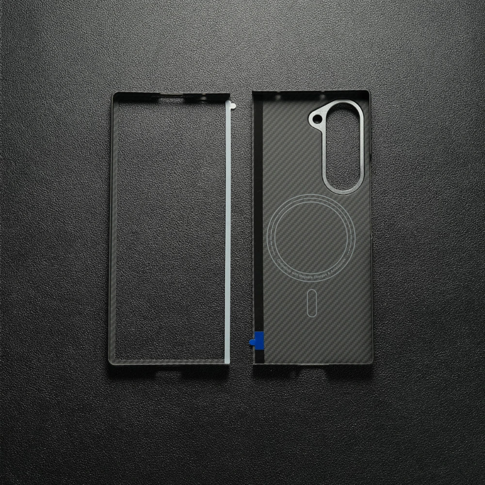 Echtes Fiber Magnet Case für Galaxy Z Fold 7/6 S25