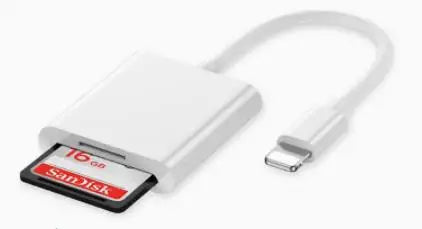 Lightning SD Kartenleser für iPhone iPad OTG Adapter