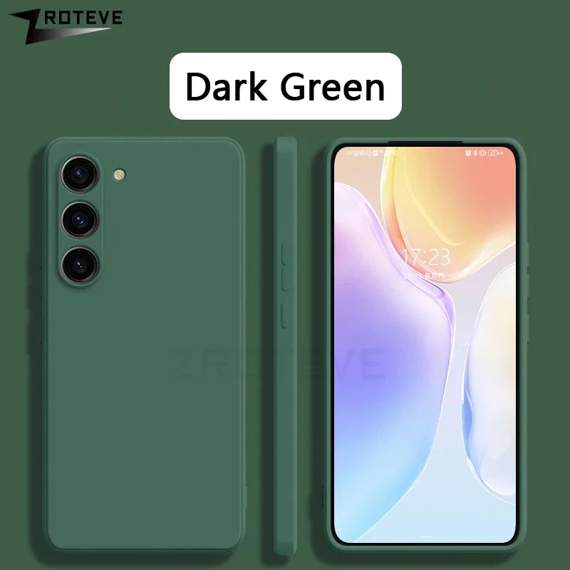 Weiche Silikonhülle für Samsung Galaxy S25 Modelle