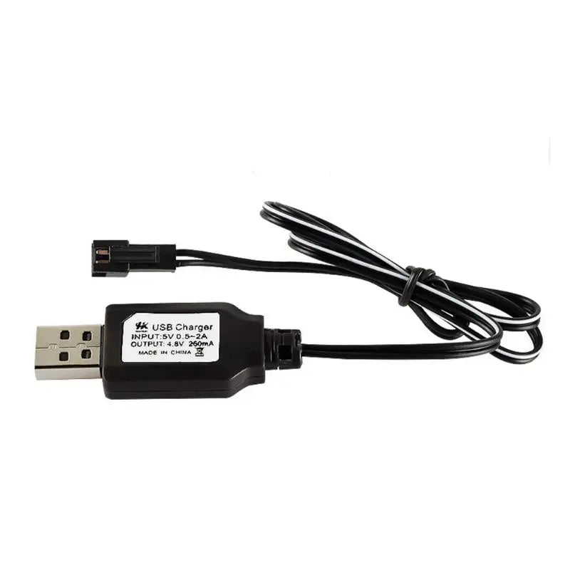 USB charging cable for Ni-Cd/Ni-Mh battery 4.8V SM-2P