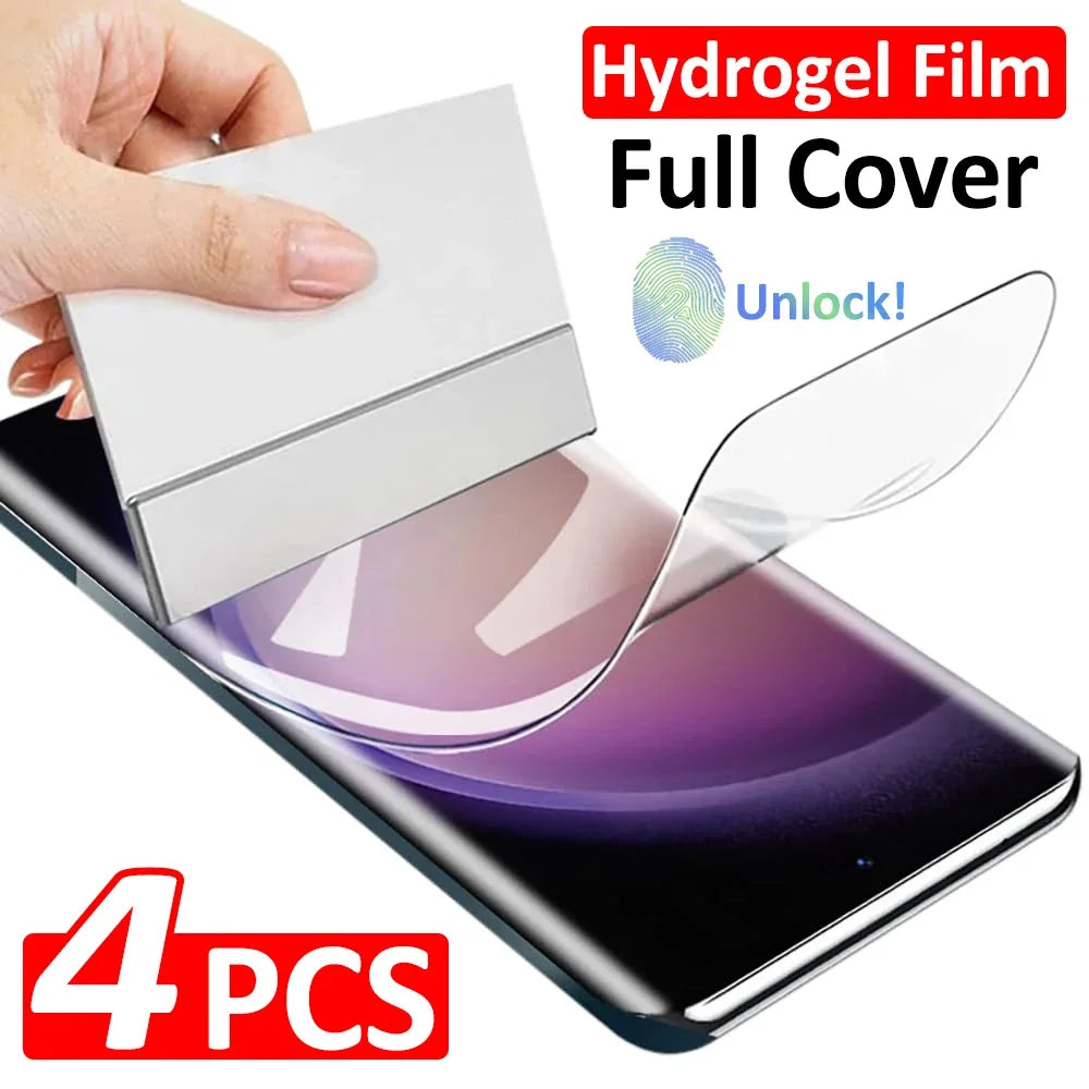 4er Hydrogel Folie für Samsung Galaxy S20–S25