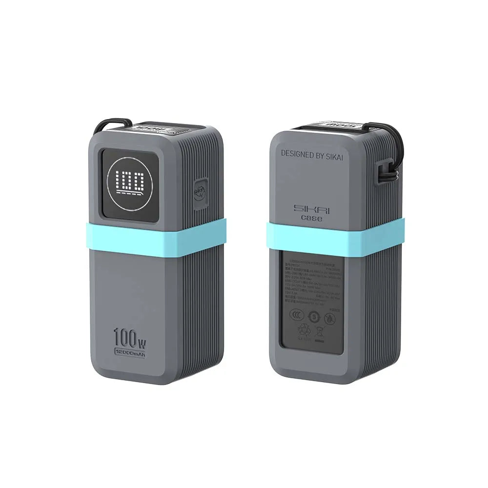 20000mAh Powerbank 130W Schnellladung mit Kabelfach